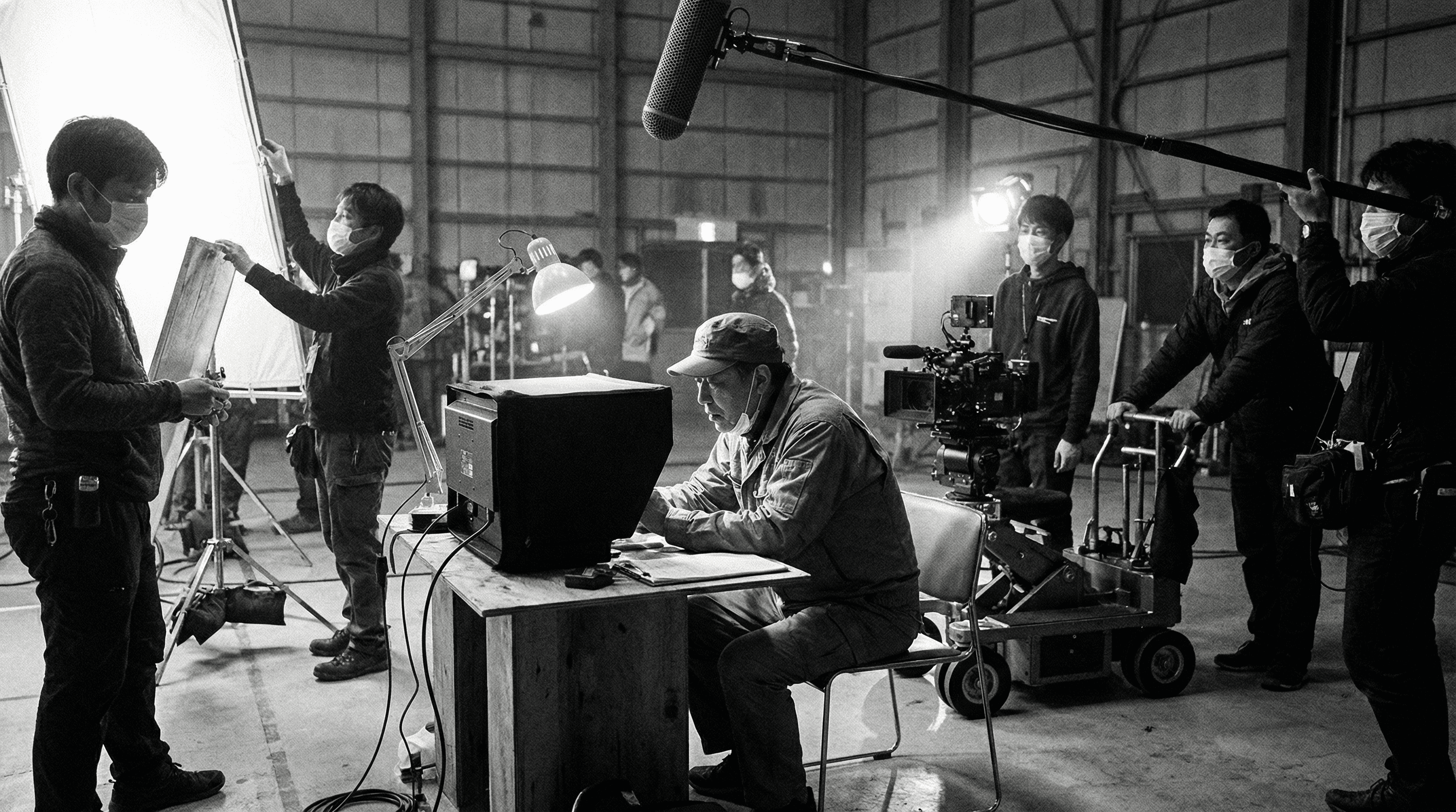 撮影現場の様子